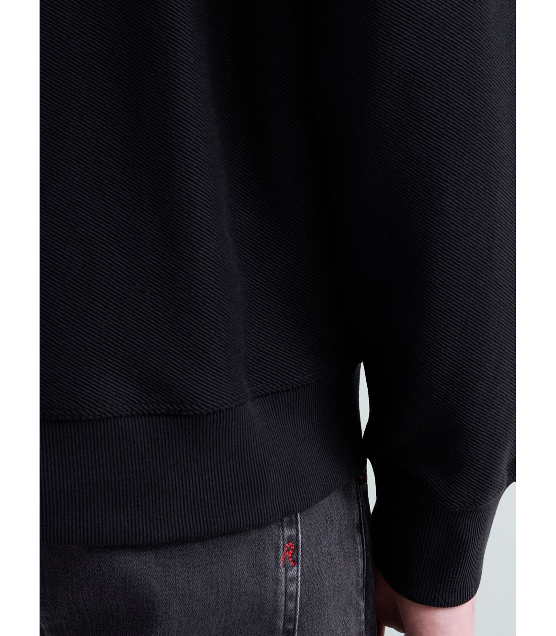 ヘビージャージージップスウェット 詳細画像 ブラック 7